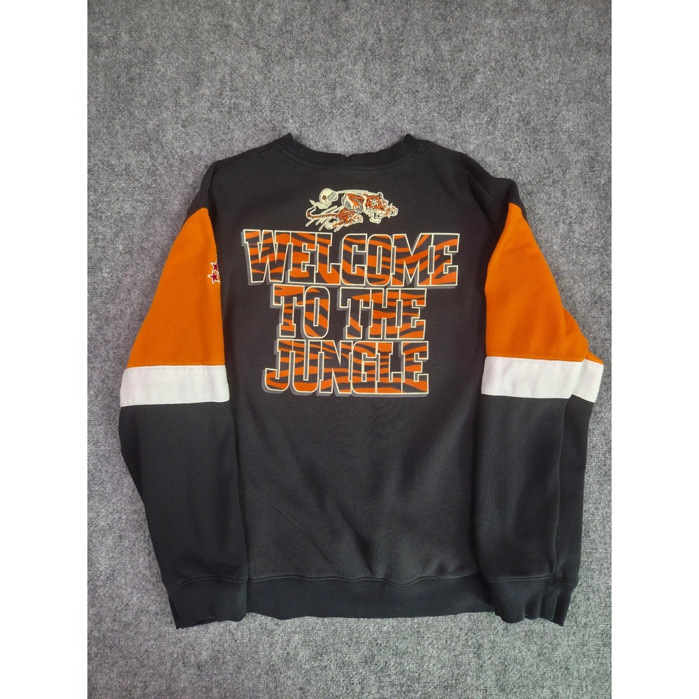 Cincinnati Bengals Sweatshirt Mens XXL Mitchell & Ness Welcome to the Jungle - Picture 12 of 12
